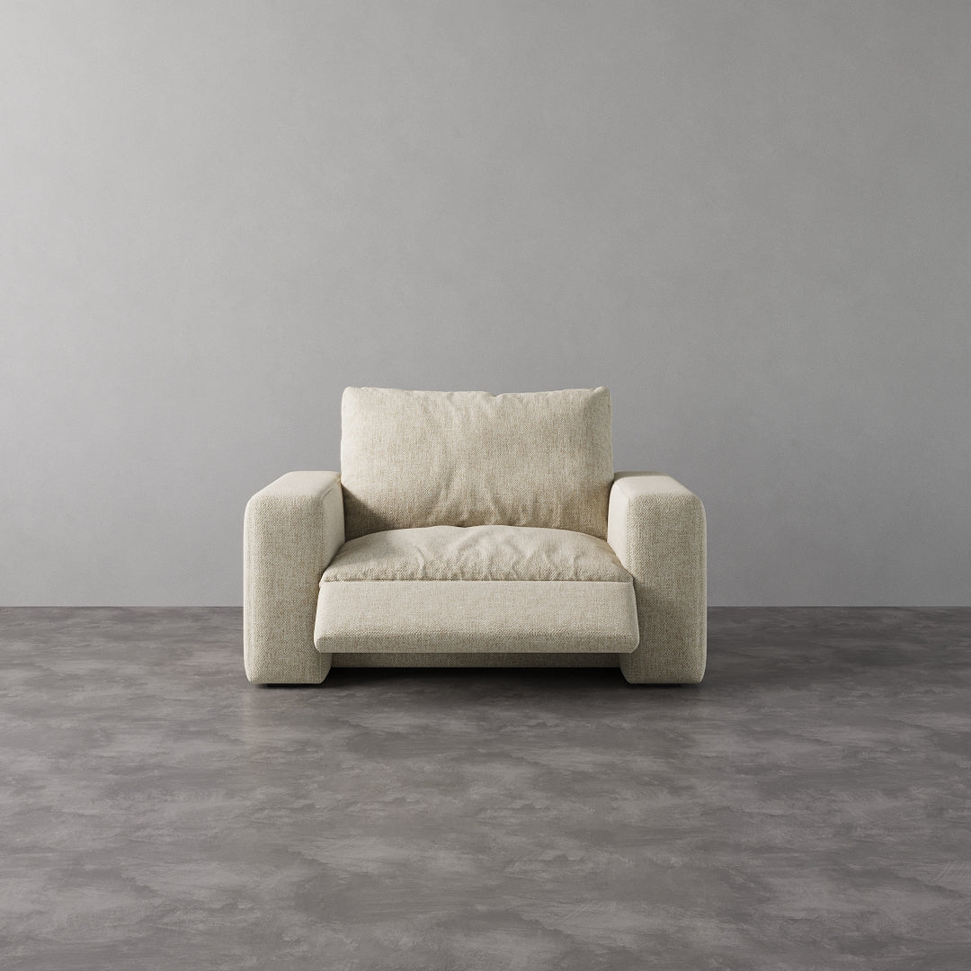 CloudLuxe Recliner with Natural Linen