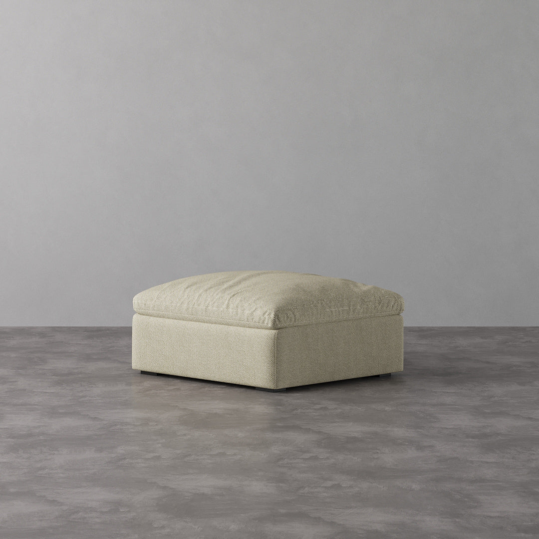 Ottoman - Wheat Linen