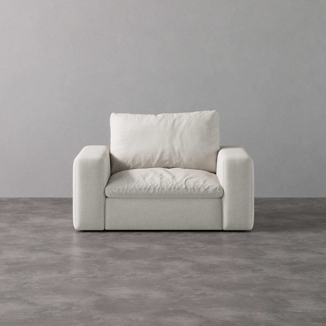 ArmChair - Ivory White Linen