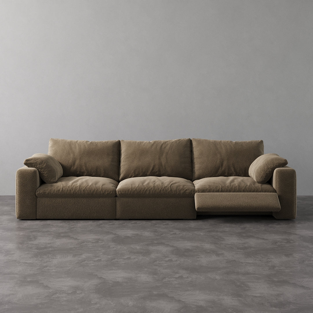 CloudLuxe 3-Piece Modular Recliner Sofa-Pet-Friendly