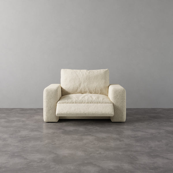 Bouclé Recliner Chair