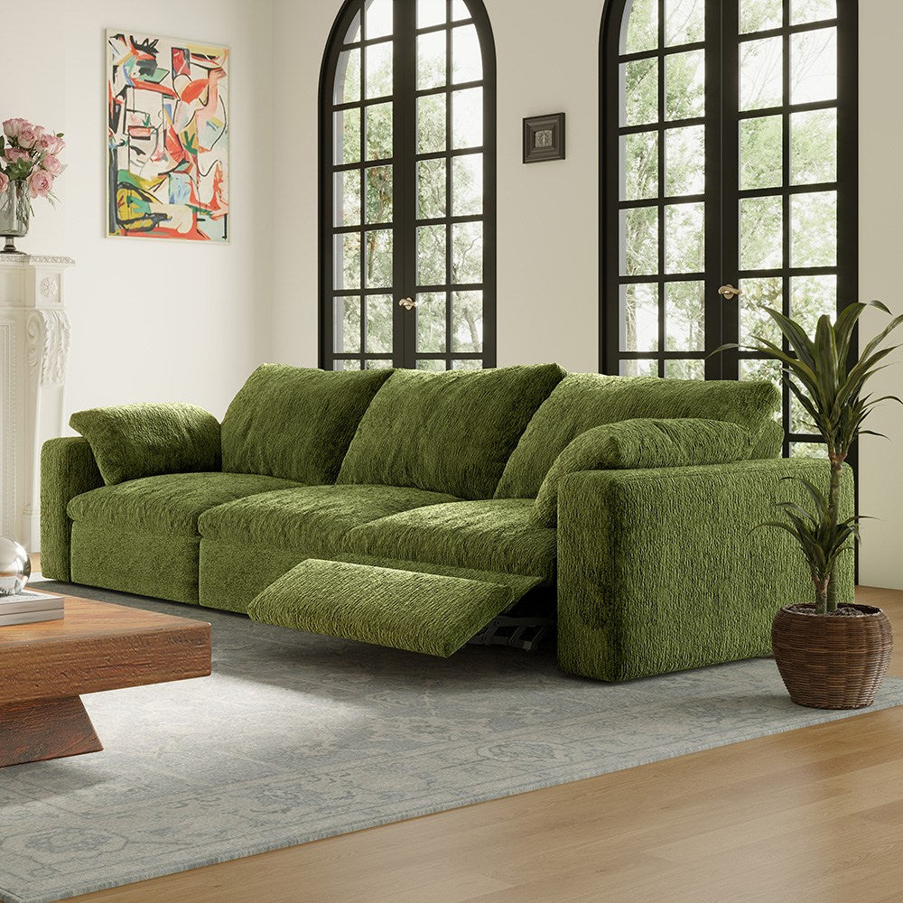 Green Sofas - positive energy to your living room