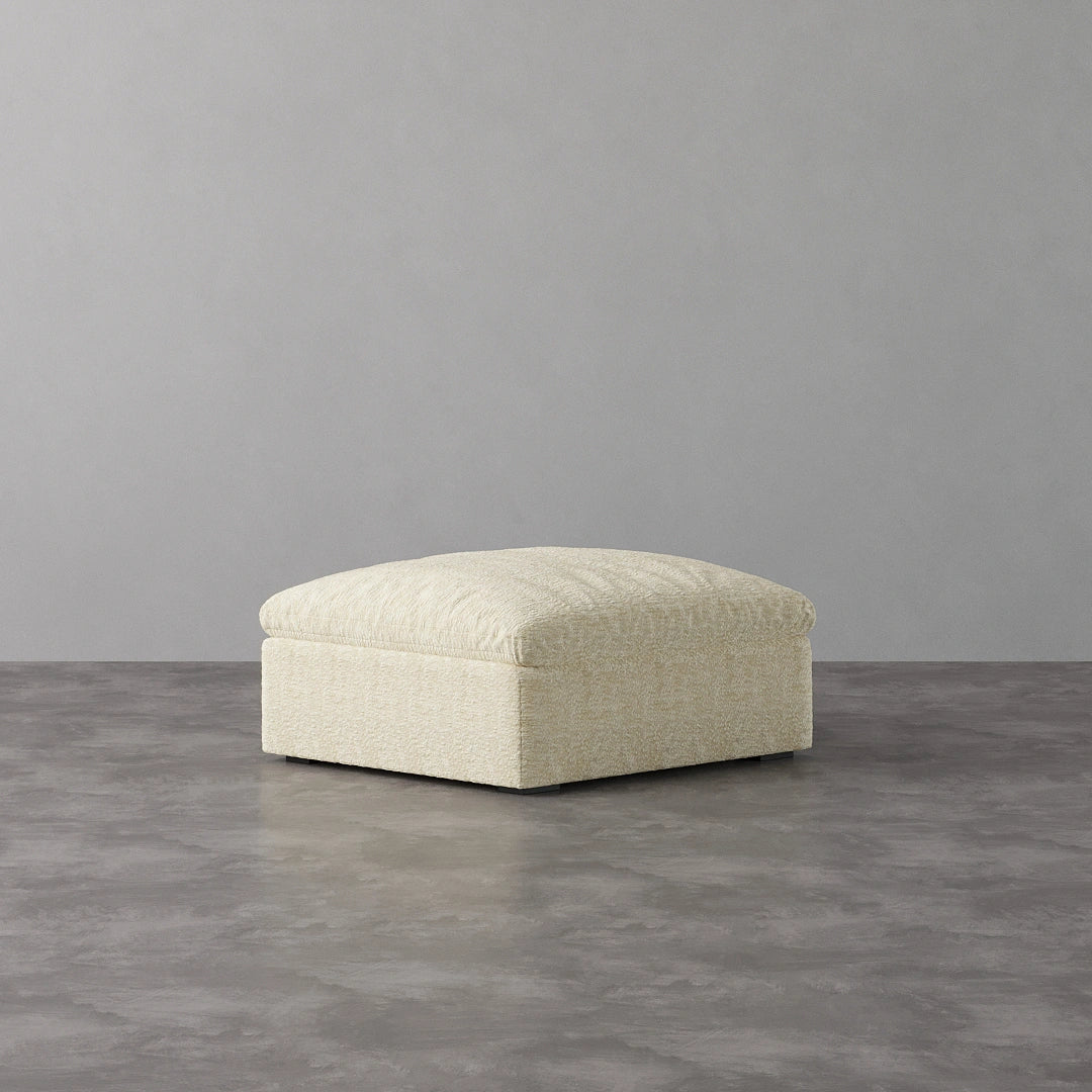 Ottoman - Almond Velvet