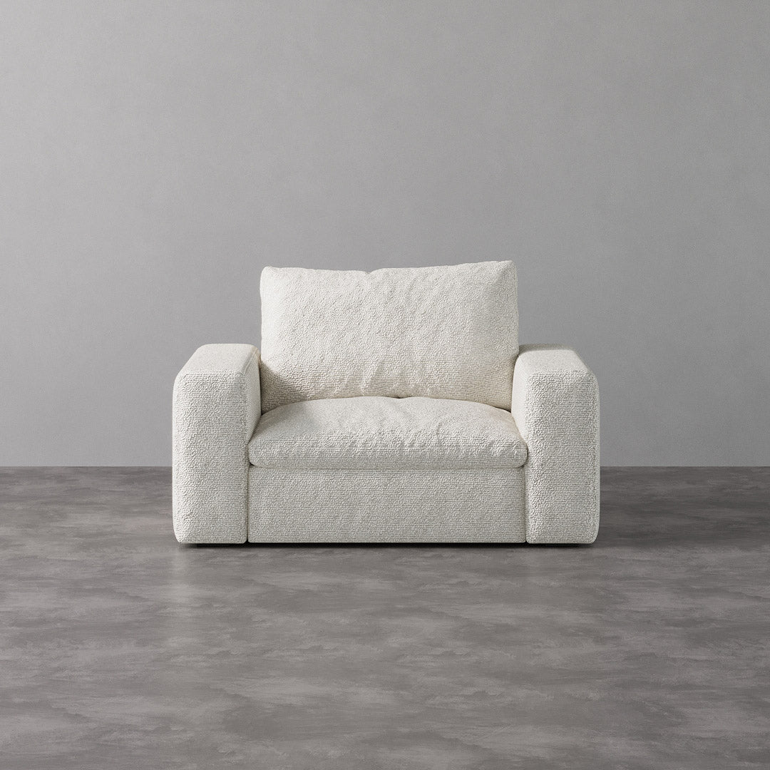 ArmChair - Snow White Bouclé