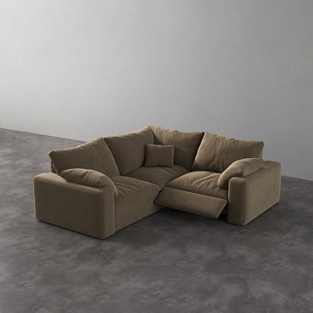 CloudLuxe Corner 3-Piece Modular Recliner Sectional-Pet-Friendly
