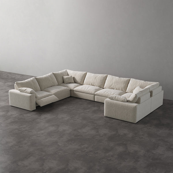 Seven Modular U-Shaped Sectional