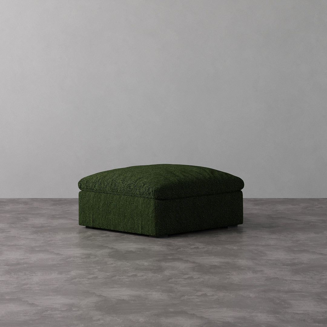 Ottoman - Olive Grove Velvet