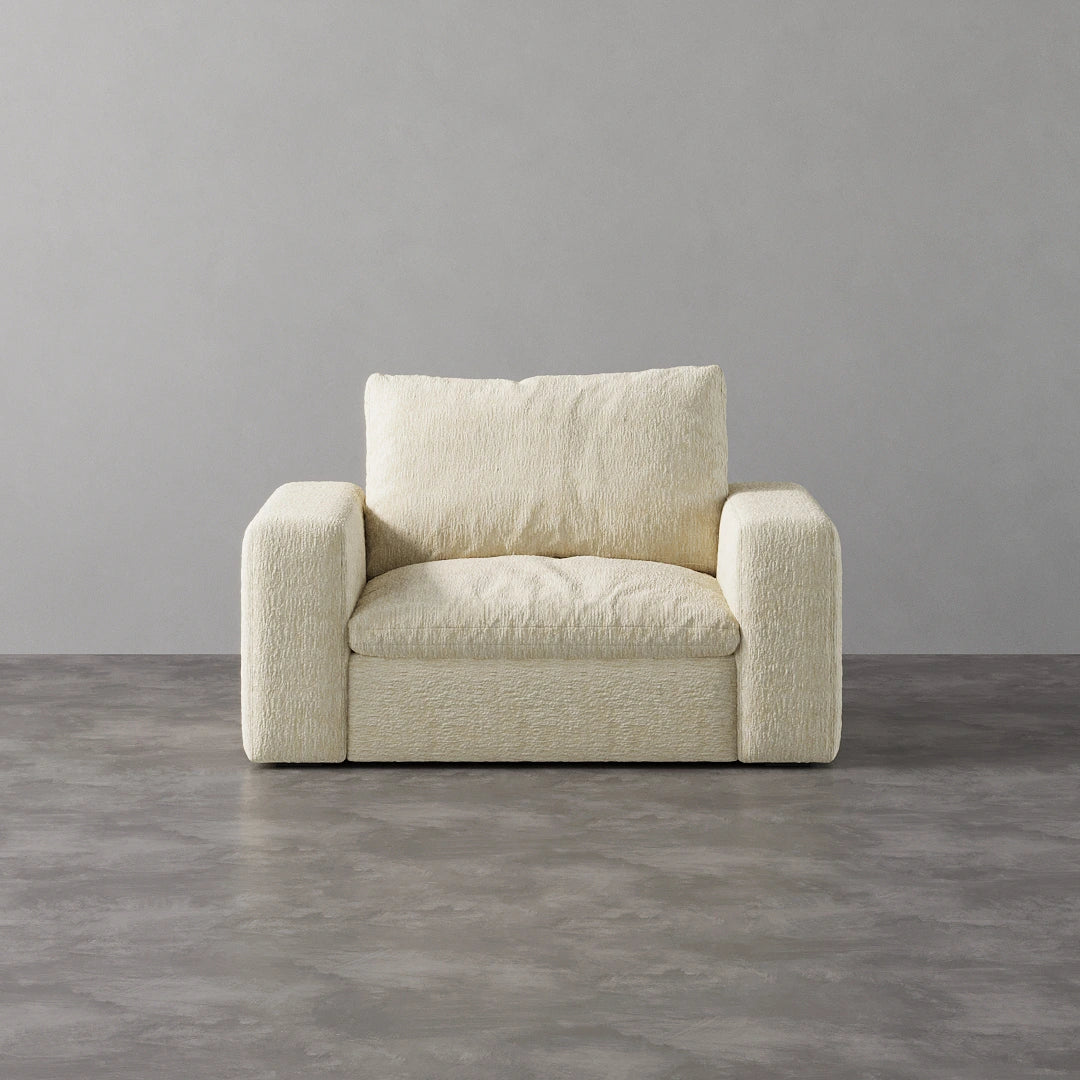 ArmChair - Almond Velvet