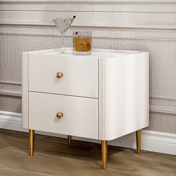 Modern White Nightstand for Bedroom