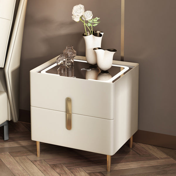 Intelligent Wireless Charging Nightstand, Bluetooth Audio Cabinet